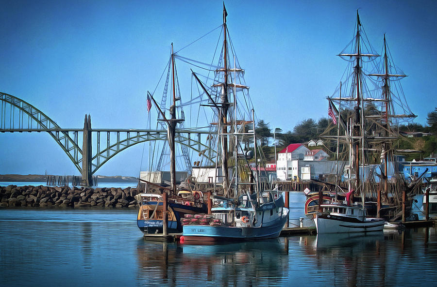 Tall Ships In Port #1 Photograph by Thom Zehrfeld