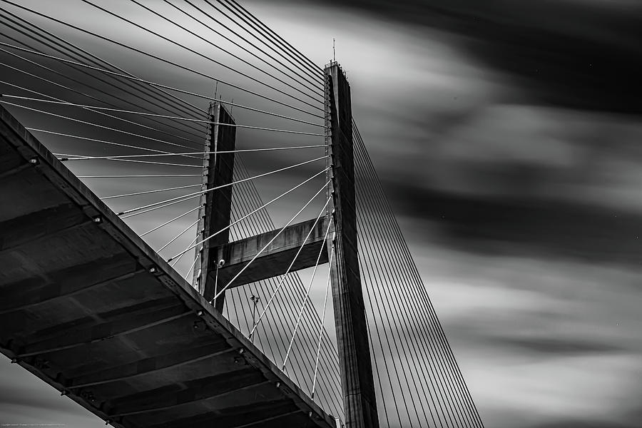 Talmadge Bridge #1 Photograph by Kenny Thomas