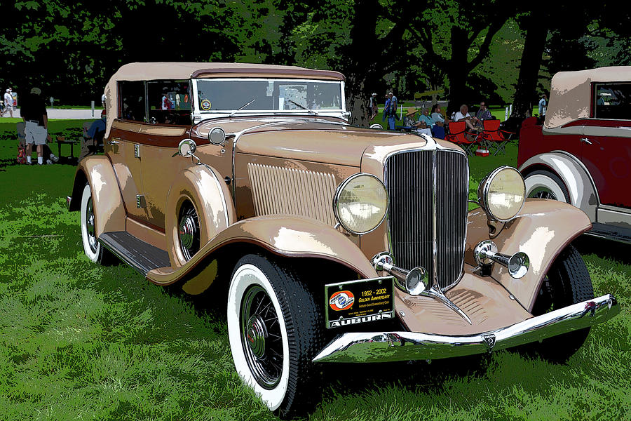 Tan Classic Car Photograph by Marco Catalfio - Fine Art America