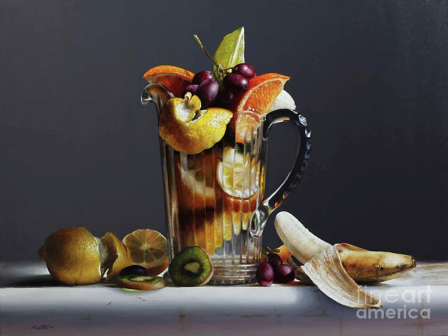 Banana Painting - Fruit Juice by Lawrence Preston
