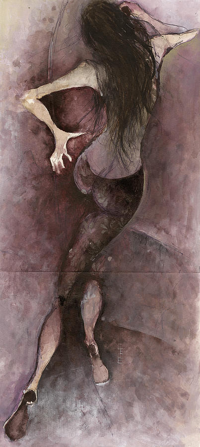 Tango #1 Painting by Maya Manolova