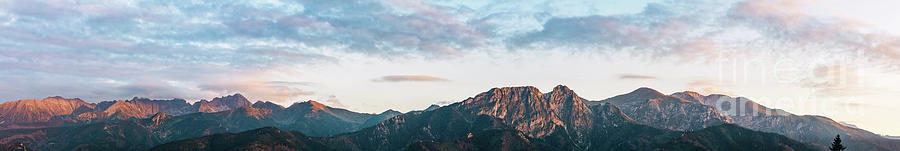 Tatra mountains panorama. Zakopane town in Poland #1 Photograph by Michal Bednarek