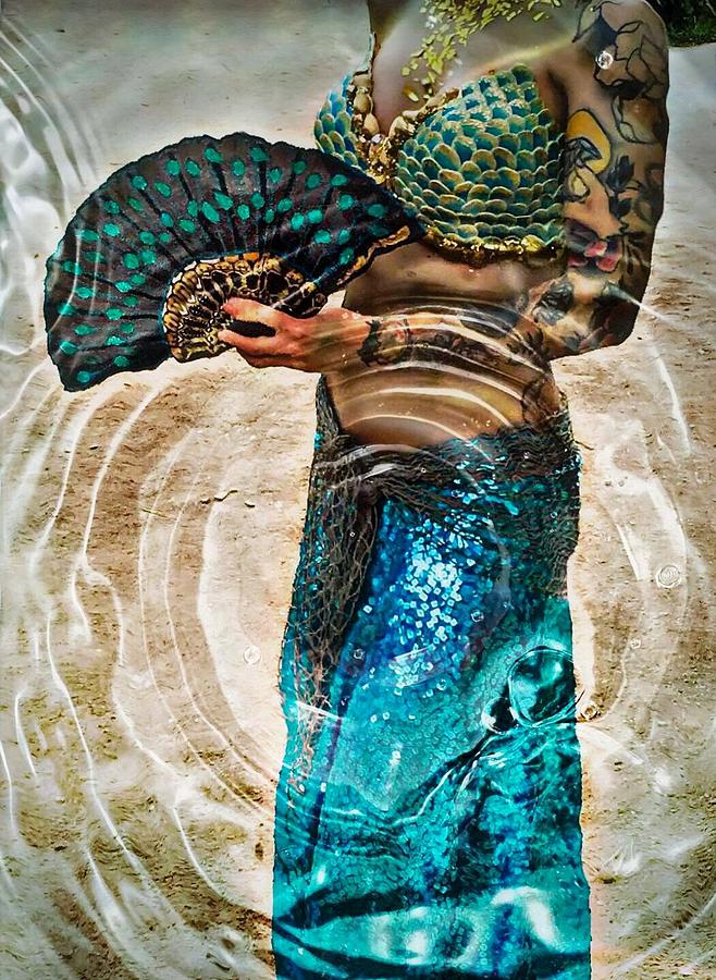 Tattooed Mermaid Photograph