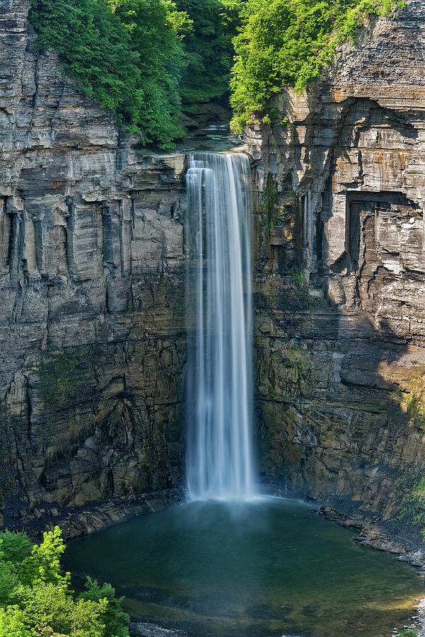 Nature Photograph - Taughannock Falls In New York State #1 by Jim Vallee
