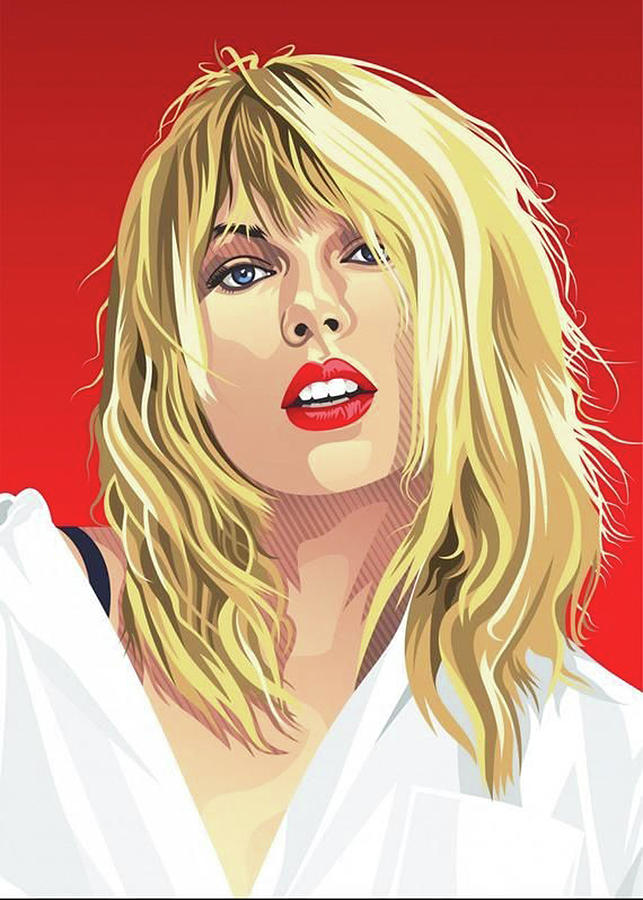 Taylor Swift Digital Art by William Barber - Fine Art America