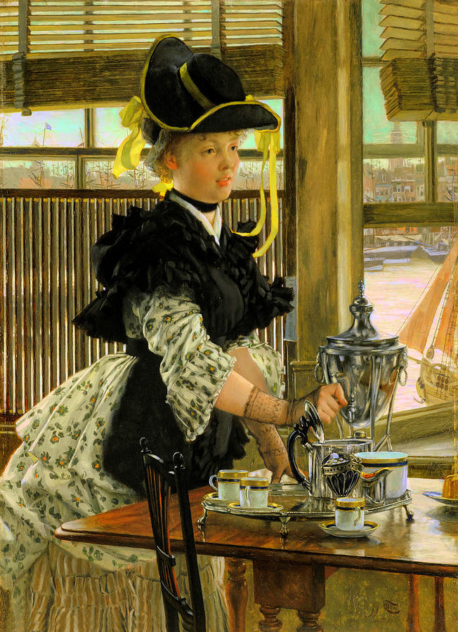 Tea #1 Painting by James Jacques Joseph Tissot