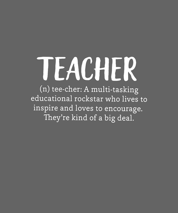 Teacher Definition Women_s Teacher Appreciation School Gift teacher ...