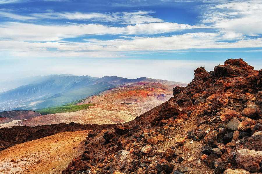 Teide National Park Landscape In Tenerife #1 Photograph by Artur Bogacki
