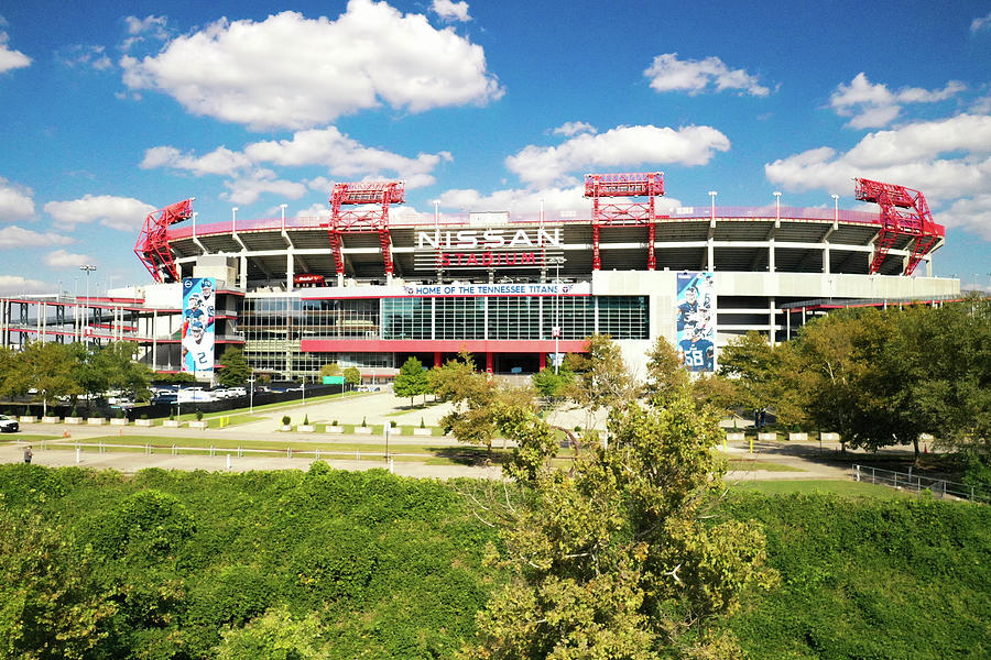 Tennesse Titans Nissan Stadium in Nashville Tennessee #1 Photograph by Eldon McGraw