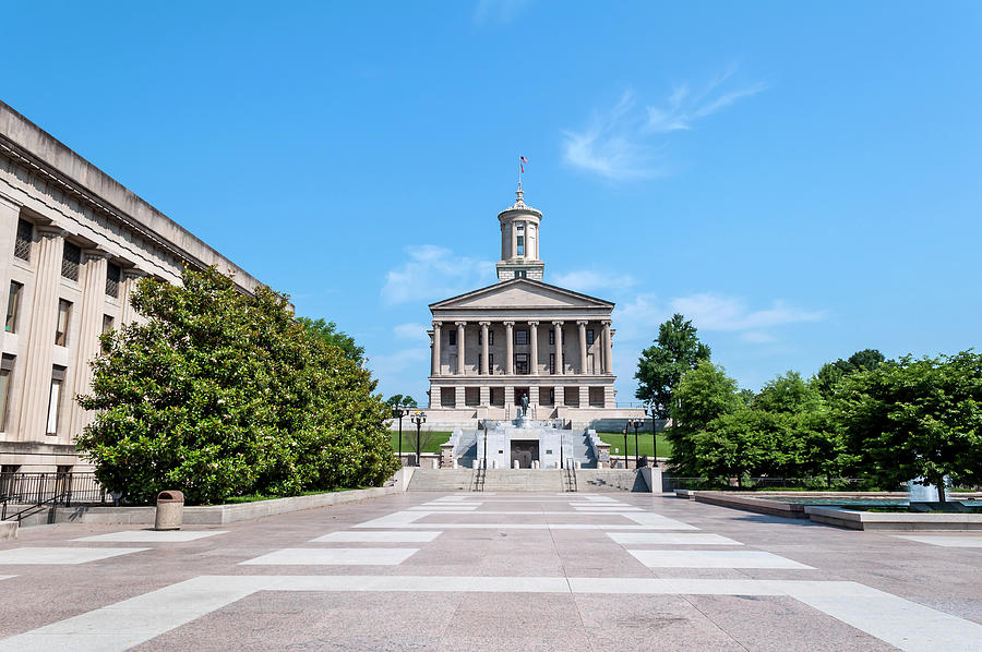 Tennessee State Capitol Building In Nashville. Photograph