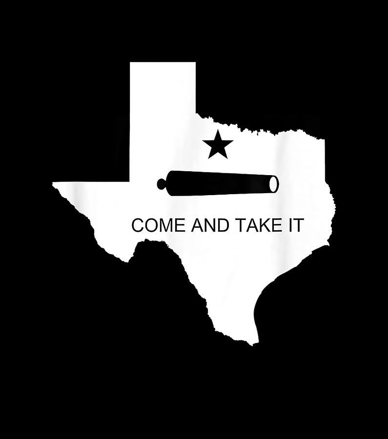 Texas Come and Take It Flag Canon 1836 State Independence Day Digital ...