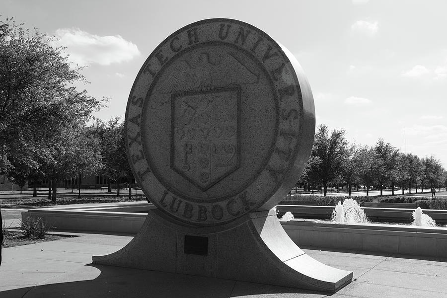 Texas Tech University Seal statue #1 Photograph by Eldon McGraw