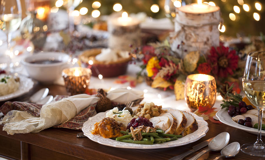Thanksgiving Turkey Dinner #1 Photograph by Liliboas
