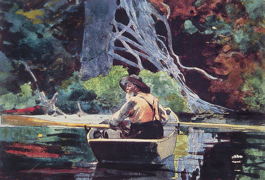 The Adirondack Guide #1 Photograph by Winslow Homer