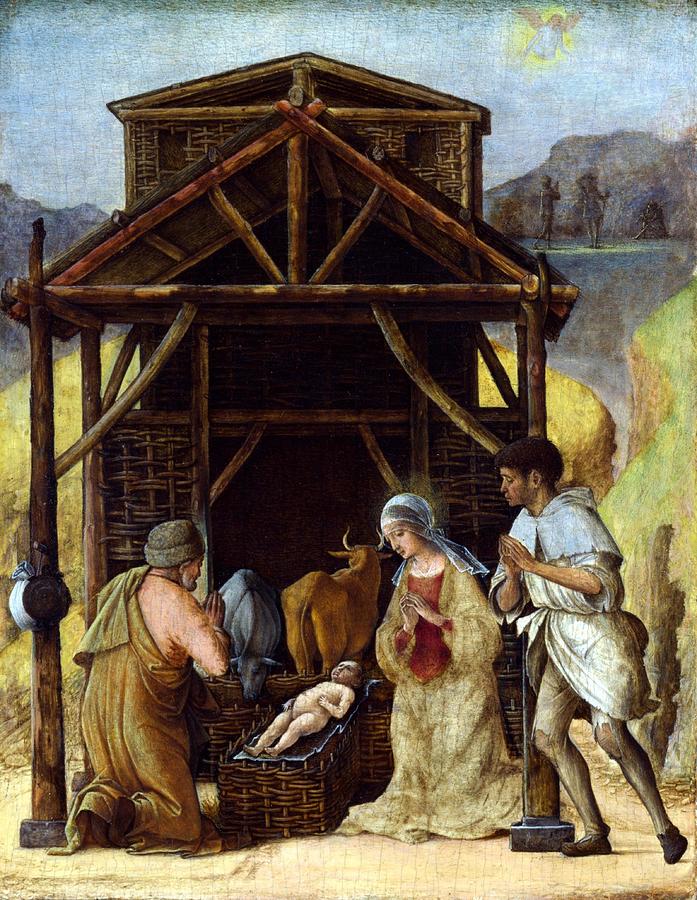 The Adoration of the Shepherds #1 Painting by Ercole de Roberti