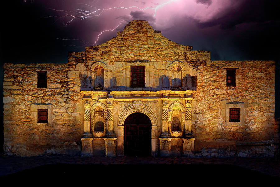 The Alamo #1 Photograph by Steve Snyder