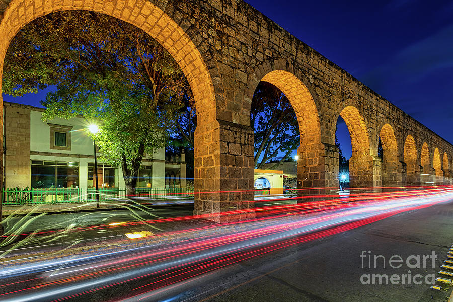 The Ancient Aqueducts of Morelia, Michoacan, Mexico #1 Photograph by Sam Antonio