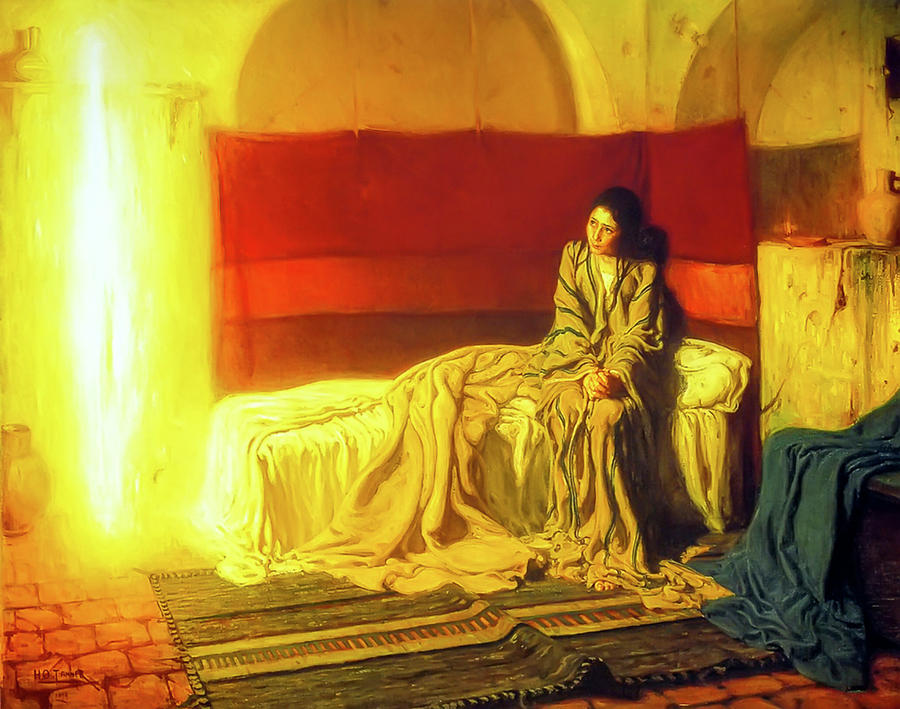 The Annunciation by Henry Ossawa Tanner #1 Painting by Henry Ossawa Tanner