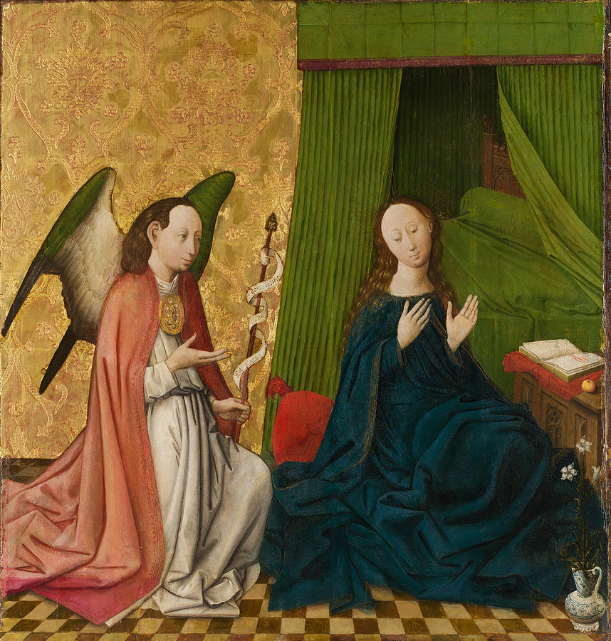 The Annunciation #2 Painting by South Netherlandish Painter