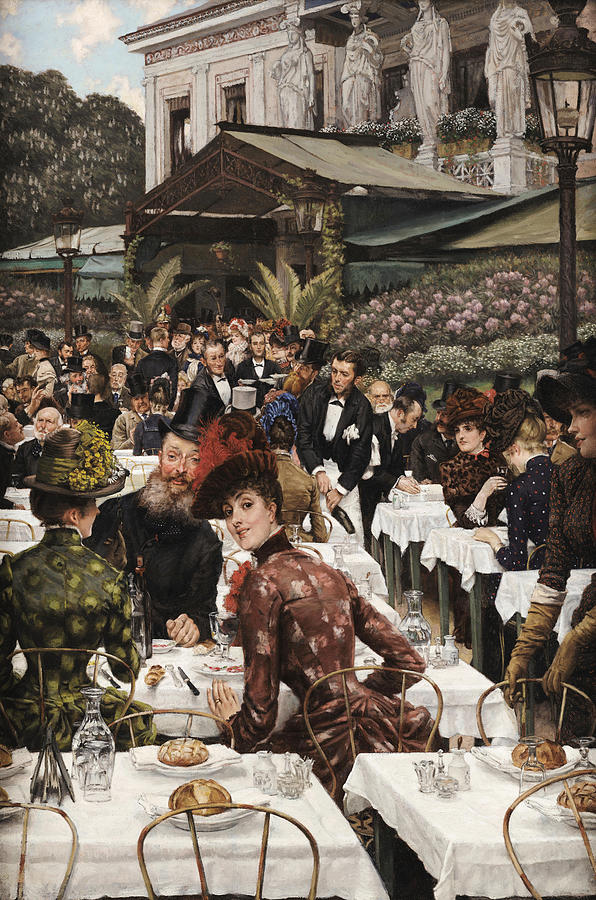 James Tissot Painting - The Artists  Wives  #1 by James Tissot