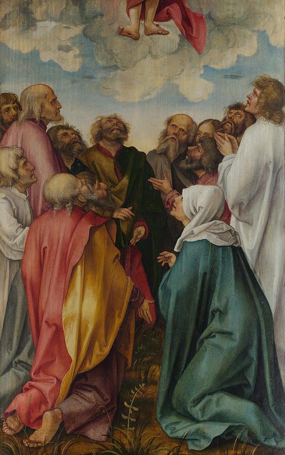 The Ascension of Christ #2 Painting by Hans von Kulmbach