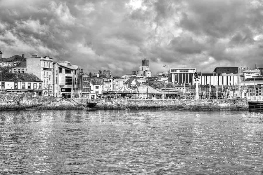 The Barbican And Plymouth Beyond Photograph