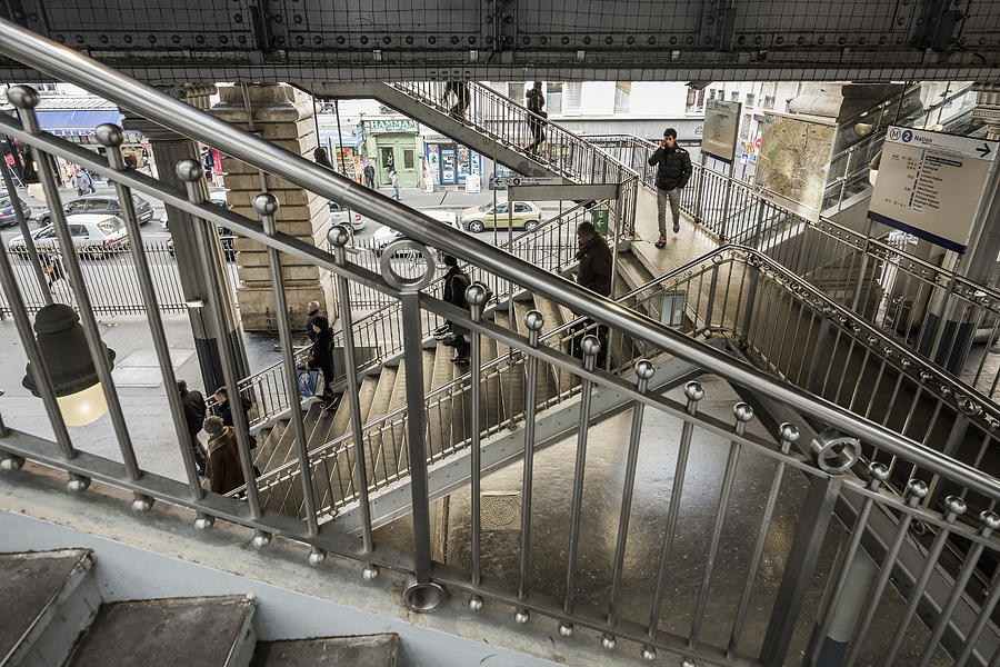 The Barbès-Rochechouart Metro (underground) Station #1 Photograph by Massimo Borchi/Atlantide Phototravel