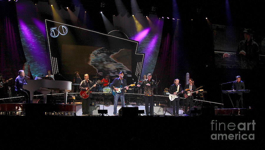 The Beach Boys With Brian Wilson Photograph By Concert Photos - Fine ...