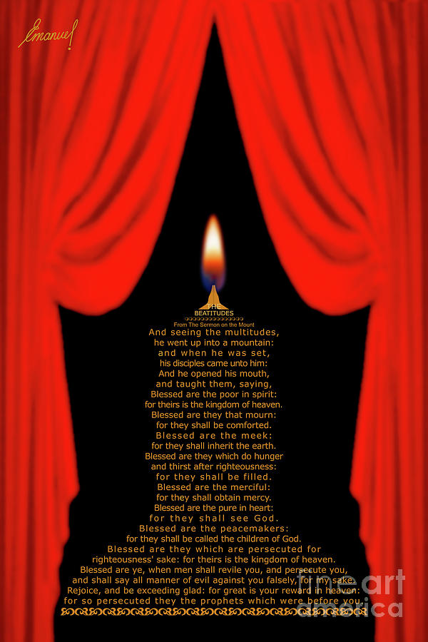 The Beatitudes Digital Art by Emanuel Asante The Beatitudes Digital Art by Emanuel Asante