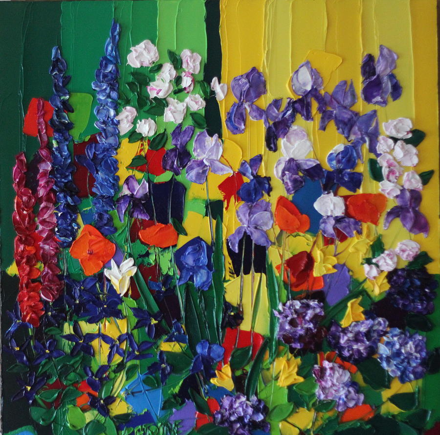 The beautiful Garden Painting by Valerie Catoire