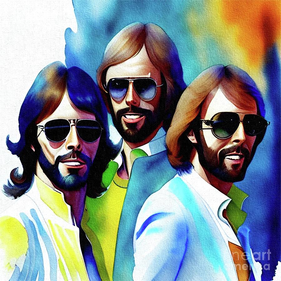 The Bee Gees Painting by John Springfield - Pixels