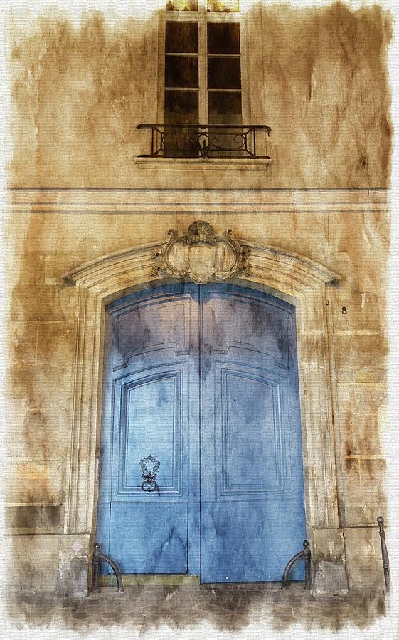 The Blue Door #1 Photograph by Tom Reynen