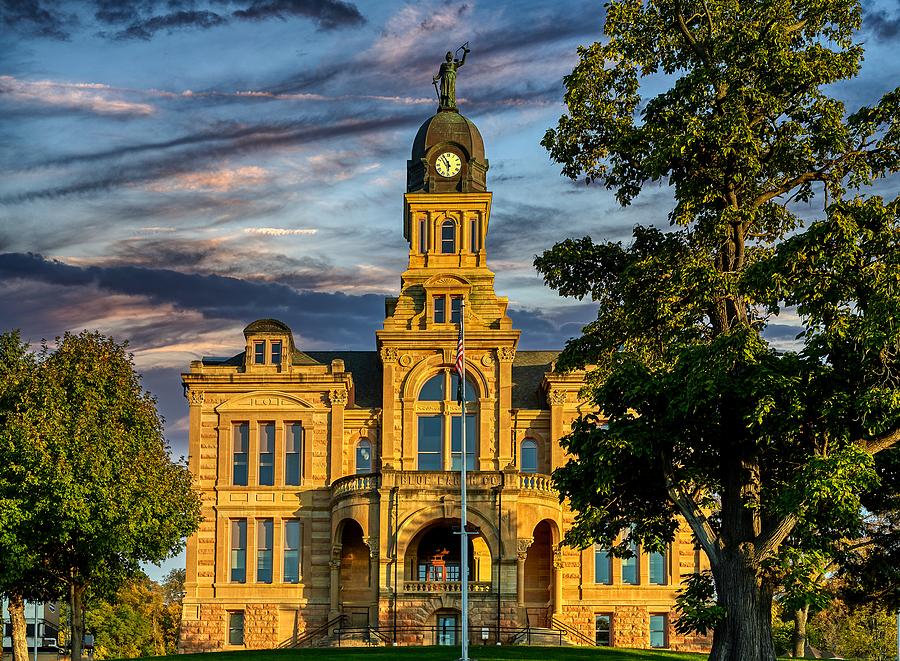 The Blue Earth County Courthouse Mankato, Minnesota Photograph by