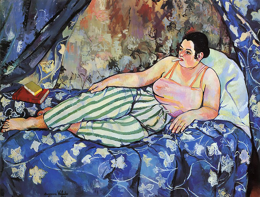 Paris Painting - The Blue Room #1 by Suzanne Valadon