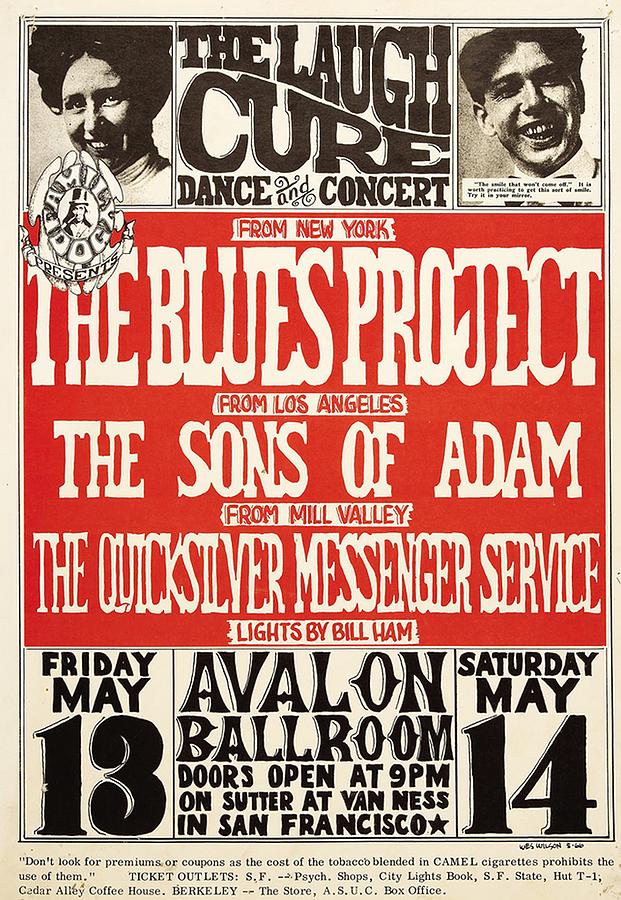 The Blues Project - 1966 Vintage Concert Poster Photograph by Old ...