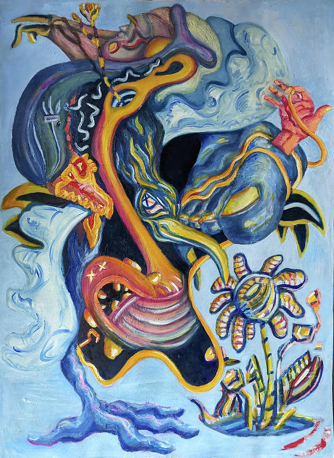 The Boy Named Crow Painting by Marc Chicoine The Boy Named Crow Painting by Marc Chicoine