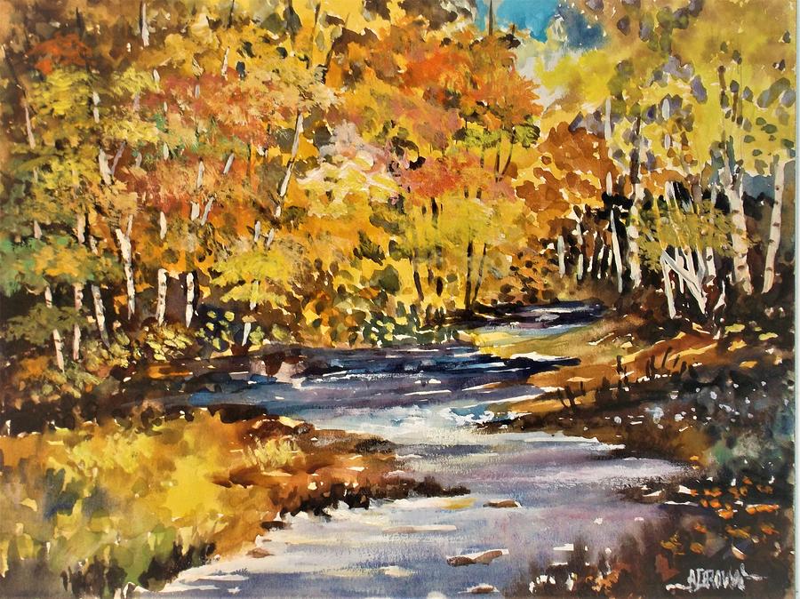 The Brilliance of Autumn Painting by Al Brown - Fine Art America