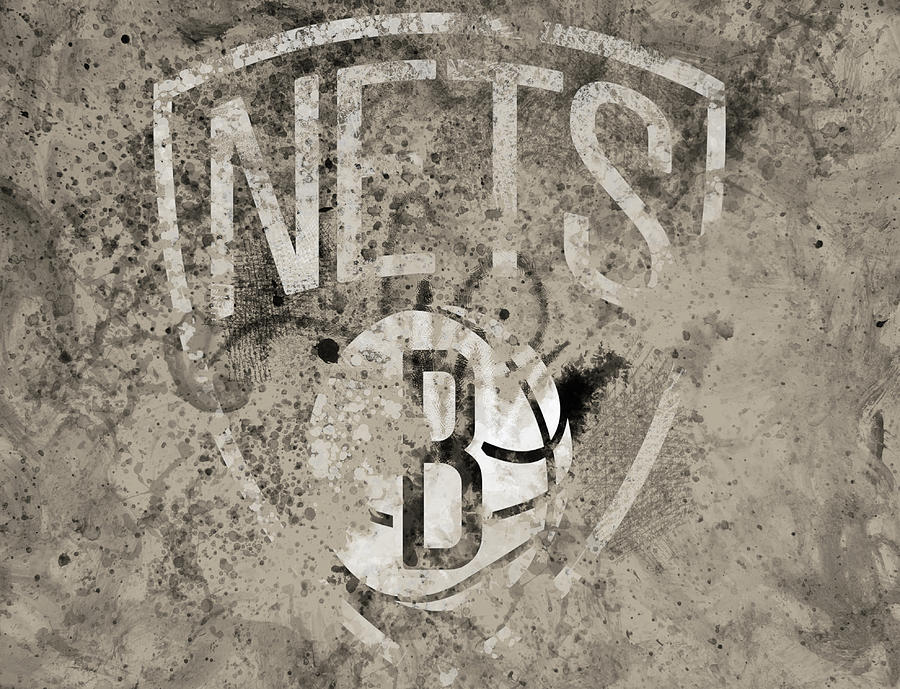 The Brooklyn Nets  #2 Mixed Media by Brian Reaves