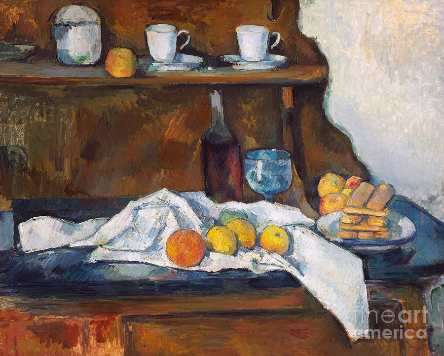 Paul Cezanne Painting - The Buffet, 1877 by Paul Cezanne