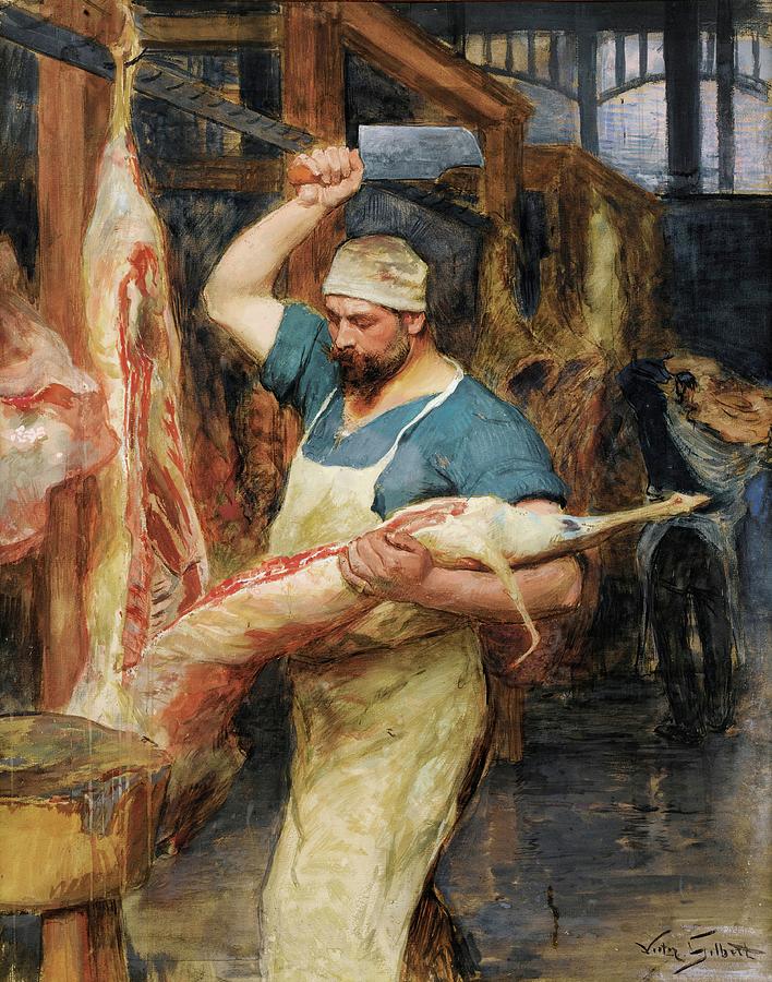 The Butcher #1 Painting by Lagra Art