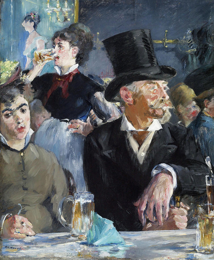 Edouard Manet Painting - The Cafe Concert #1 by Art Dozen