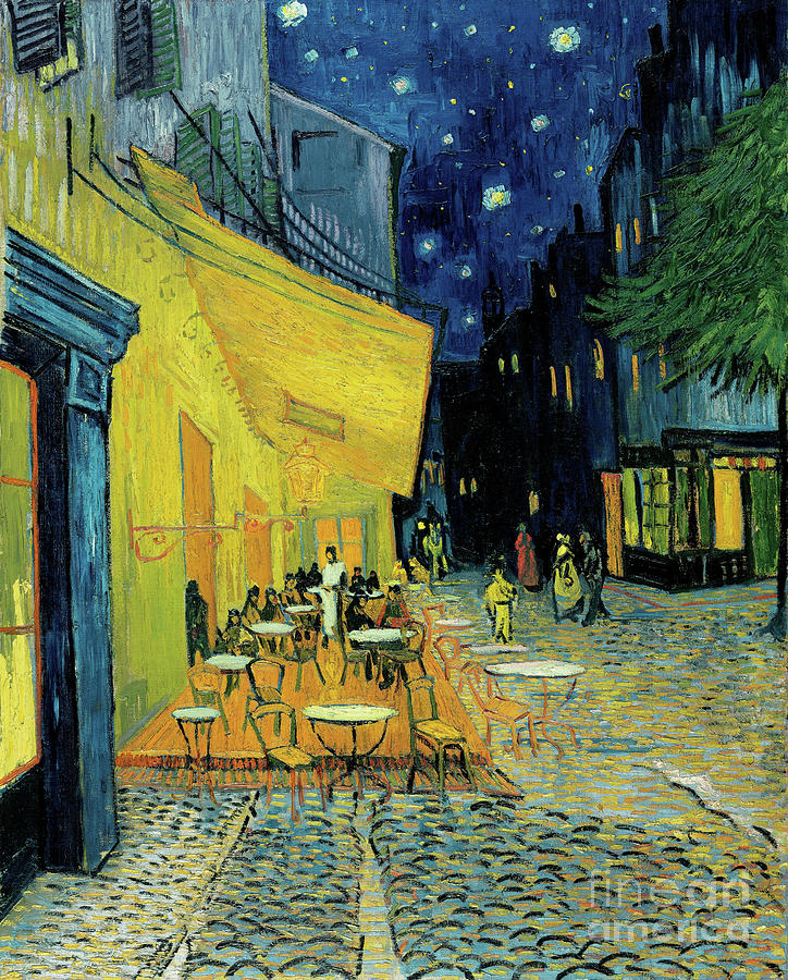 The Cafe Terrace on the Place du Forum AKG8710185 Painting by Vincent ...