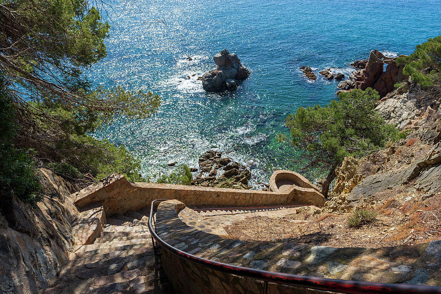 Camins Photograph - The Cami De Ronda By Lloret De Mar, Girona by Vicen Photography Camins Photograph - The Cami De Ronda By Lloret De Mar, Girona by Vicen Photography