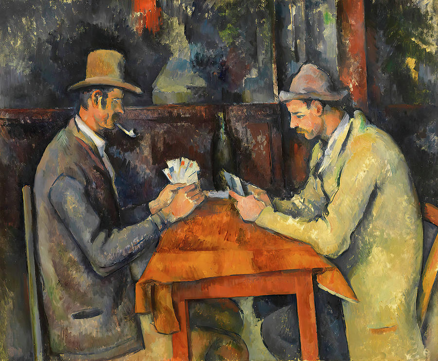 Paul Cezanne Painting - The Card Players #1 by Paul Cezanne