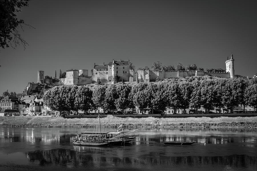 The chateau at Chinon beside the Vienne River Photograph by Seeables Visual Arts