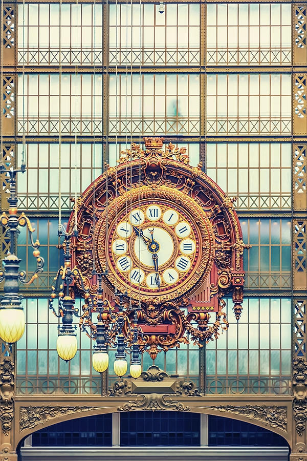 Architecture Photograph - The Clock #1 by Manjik Pictures