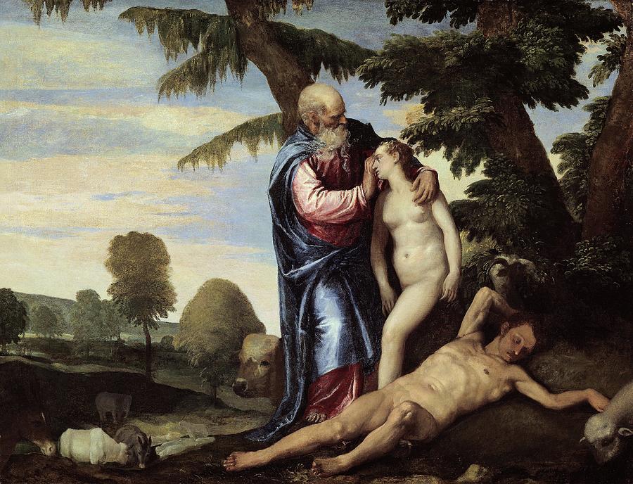 The Creation of Eve #3 Painting by Paolo Veronese