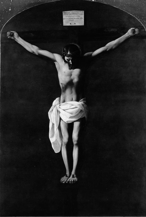 The Crucifixion, 1627 Painting by Francisco de Zurbaran