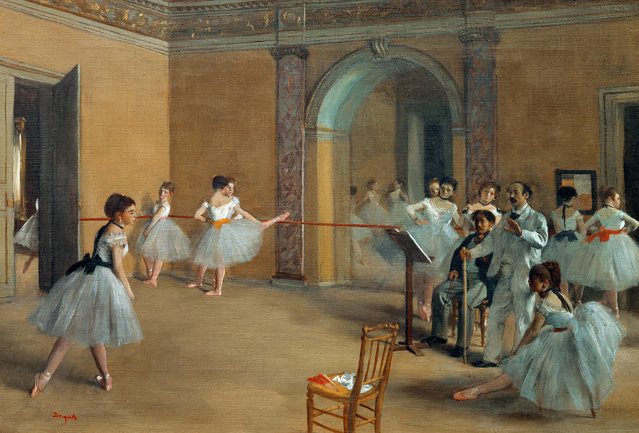 The Dance Foyer At The Opera By Edgar Degas Painting