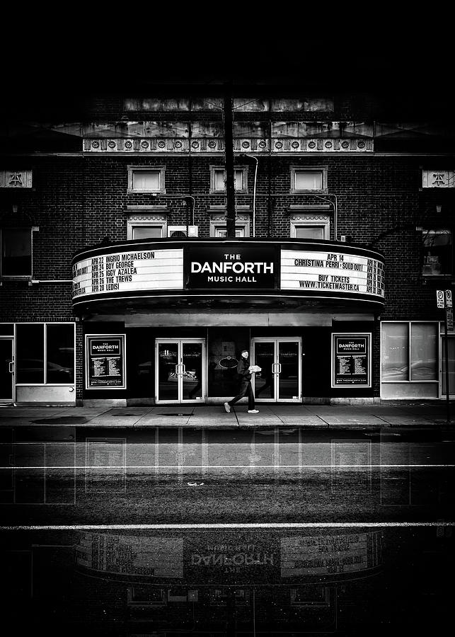 Architecture Photograph - The Danforth Music Hall Toronto Canada No 1 Reflection #1 by Brian Carson